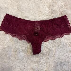 Victoria’s Secret DREAM ANGELS hook & eye hipster thong Panty NWT Size L